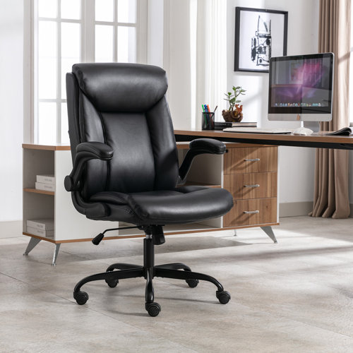 Inbox Zero Kroen High Back Ergonomic Executive Chair Adjustable Flipup